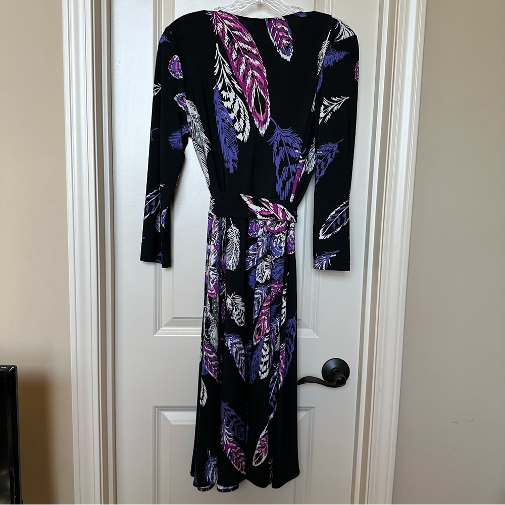 Muse long sleeve Dress size 10 black, purple